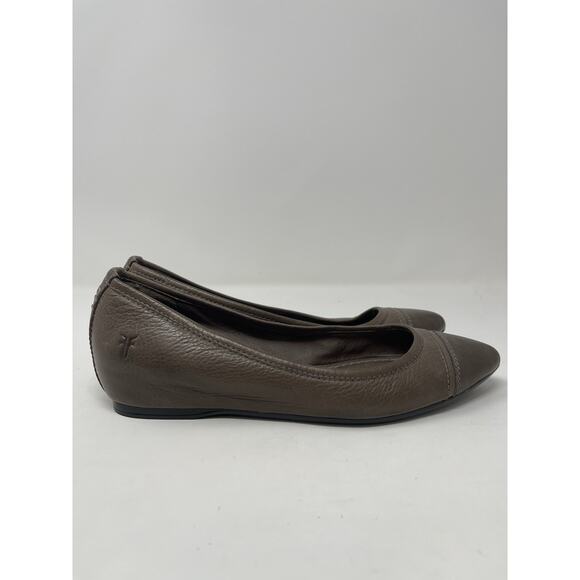 FRYE- Alicia Ballet Flats Women's Size 8M Brown Excellent condition $167 - Picture 7 of 11